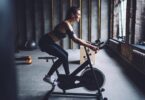 stationary bike with broken collarbone