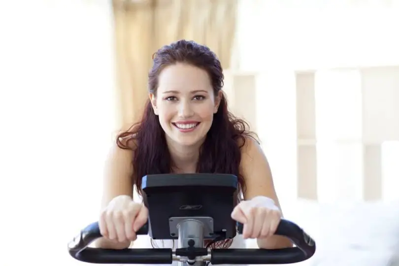 mini bike portable exercise bike with tabletop design by marcy
