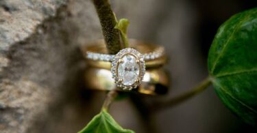 Engagement Ring With Vines