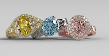 Engagement Rings with Rose Quartz