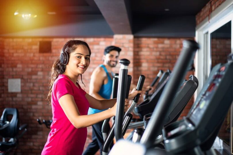 Sunny Health & Fitness Slim Folding Treadmill With Arm Exerciser
