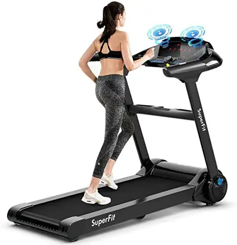 Gymax 2.25 Hp Folding Fitness Treadmill With Led Display 1