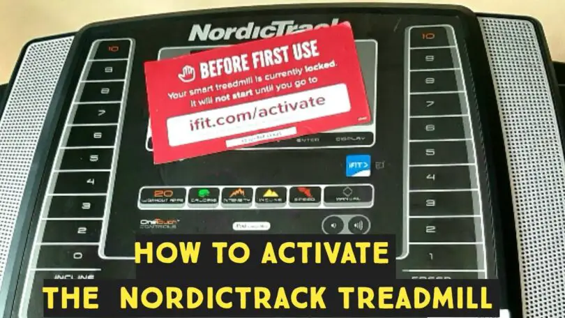 How to Start a Nordictrack Treadmill 1