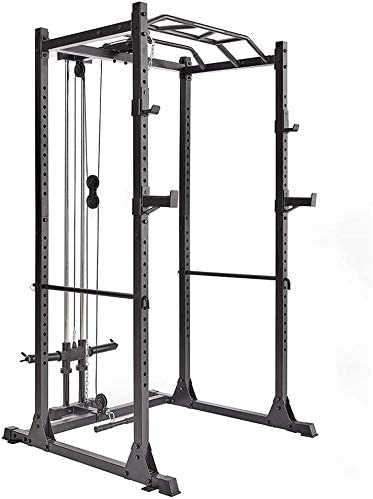 Amgym Power Cage 1200Lb Capacity With Lat Pulldown Power Rack 1