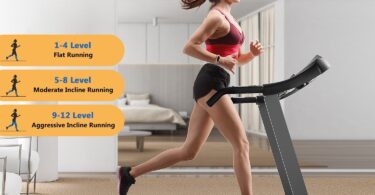 Treadmill With 12 Level Incline 2