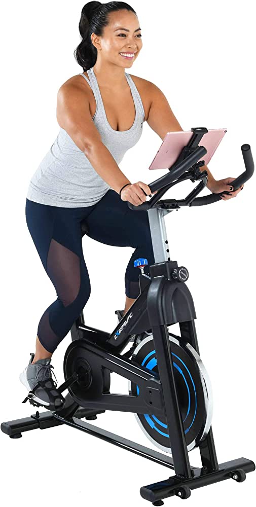 Exerpeutic Spin Bike With Bluetooth 1