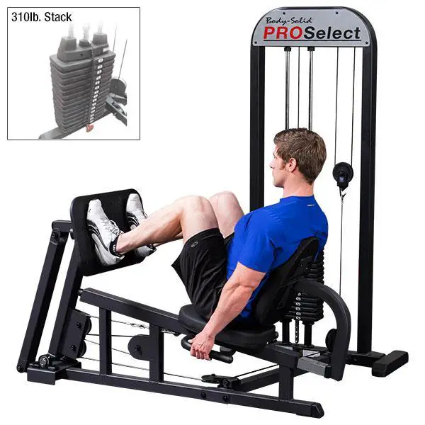 Leg Press Machine With Weight Stack 1