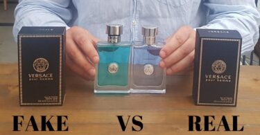 Versace Pour Homme Original Vs Fake: Spot the Difference. 3