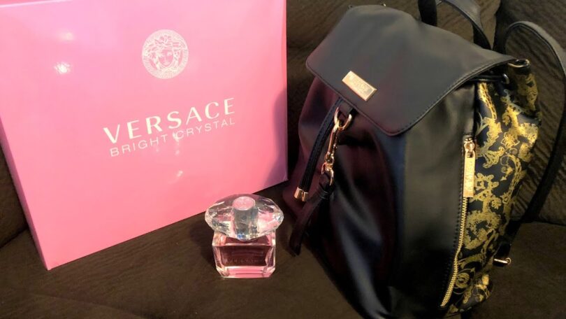 Versace Perfume with Free Backpack: A Luxurious Combination. 1