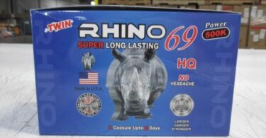 5X Rhino 69 Extreme 9000 Male Sexual Performance Enhancer