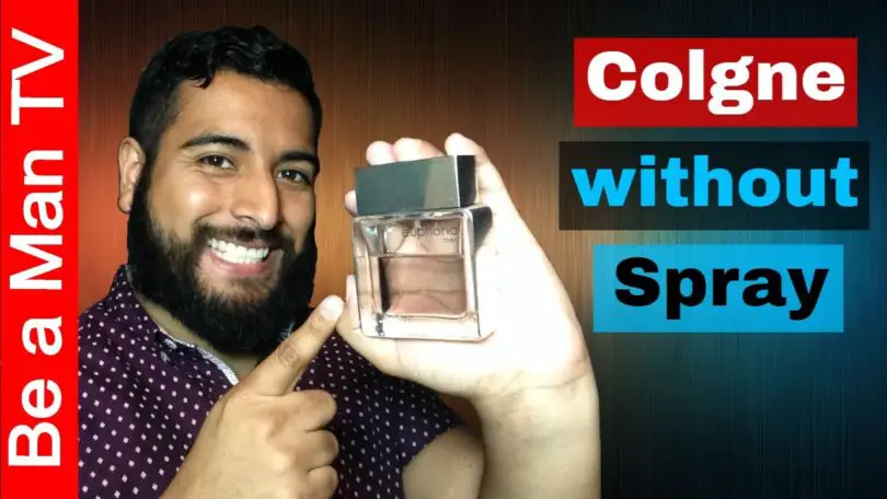 How to Spray Cologne Properly