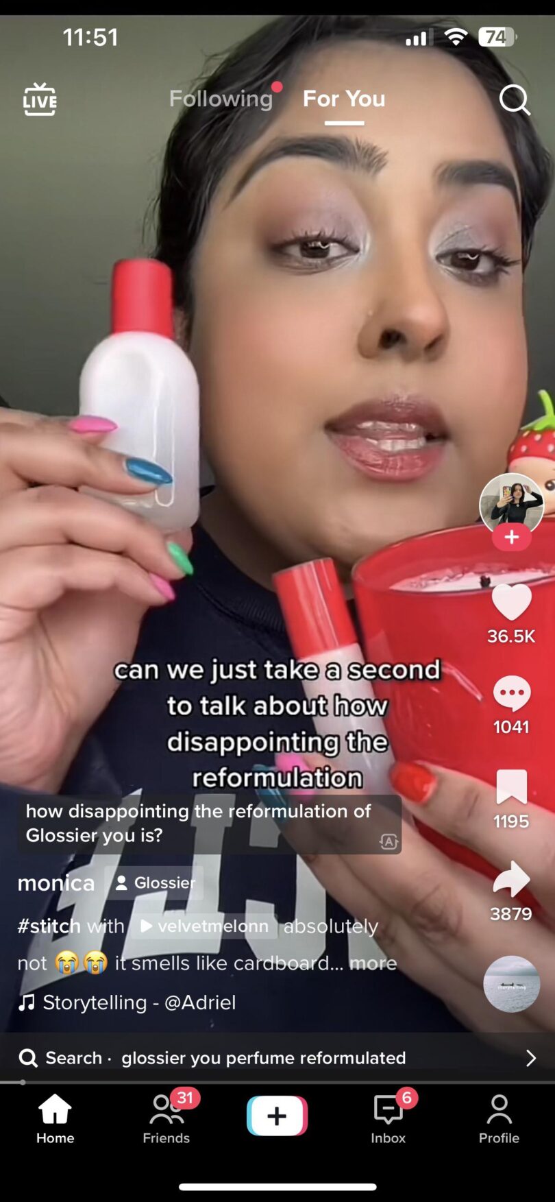 When Did Glossier Reformulate You