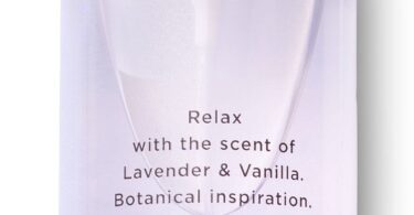 Perfume With Lavender And Vanilla Notes