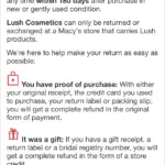 What is Macy'S Perfume Return Policy