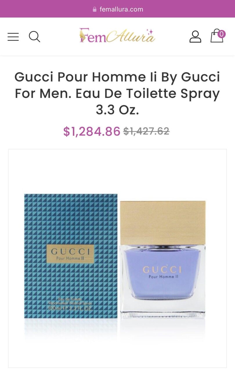 Why is Gucci Pour Homme Ii So Expensive