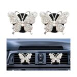 A Butterfly Car Perfume: Sparkling Crystal Freshener for Stylish Drives A Butterfly Car Perfume