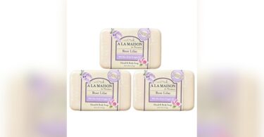 A La Maison Rose Lilac Perfume: Luxurious Scented Soap for Soft Skin