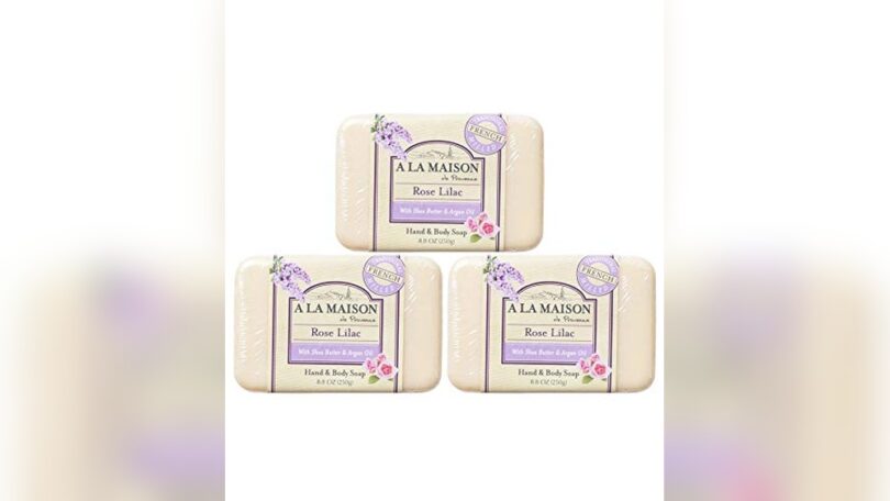 A La Maison Rose Lilac Perfume: Luxurious Scented Soap for Soft Skin
