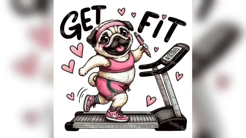 A Pug on a Treadmill: Hilarious Workout Moments Caught on Camera