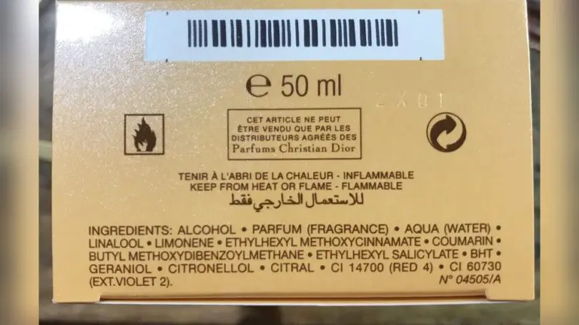 are perfume flammable