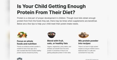 Can a Toddler Have Protein Powder